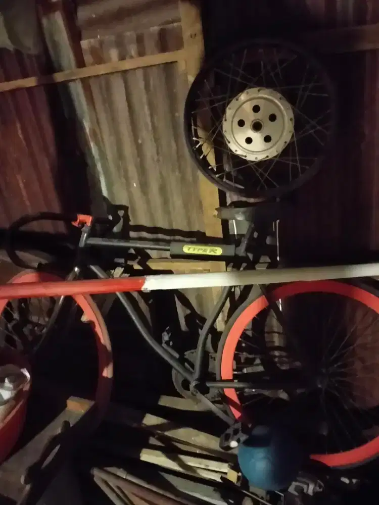 Sepeda fixie black