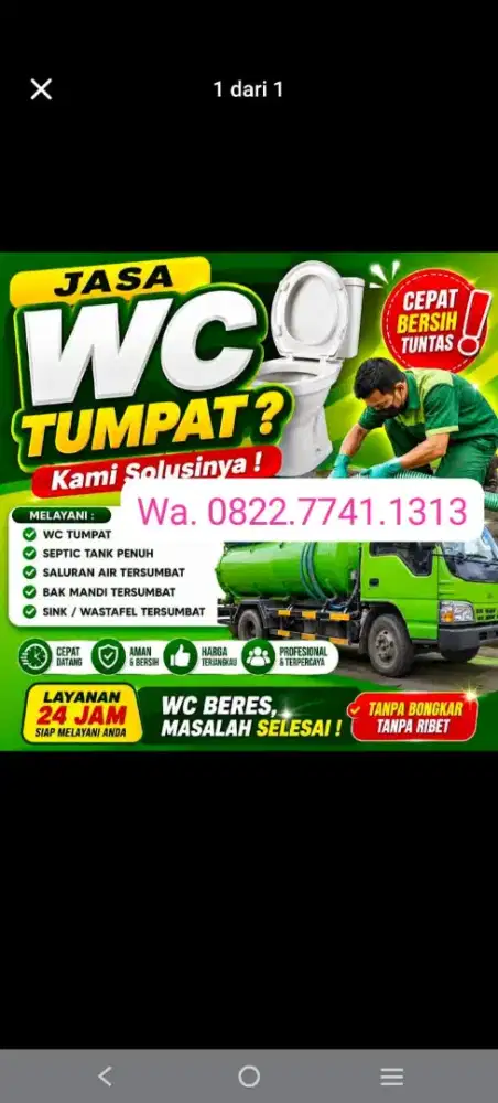 Tukang Wc Tumpat saluran air mampet sapsiteng penuh westafel