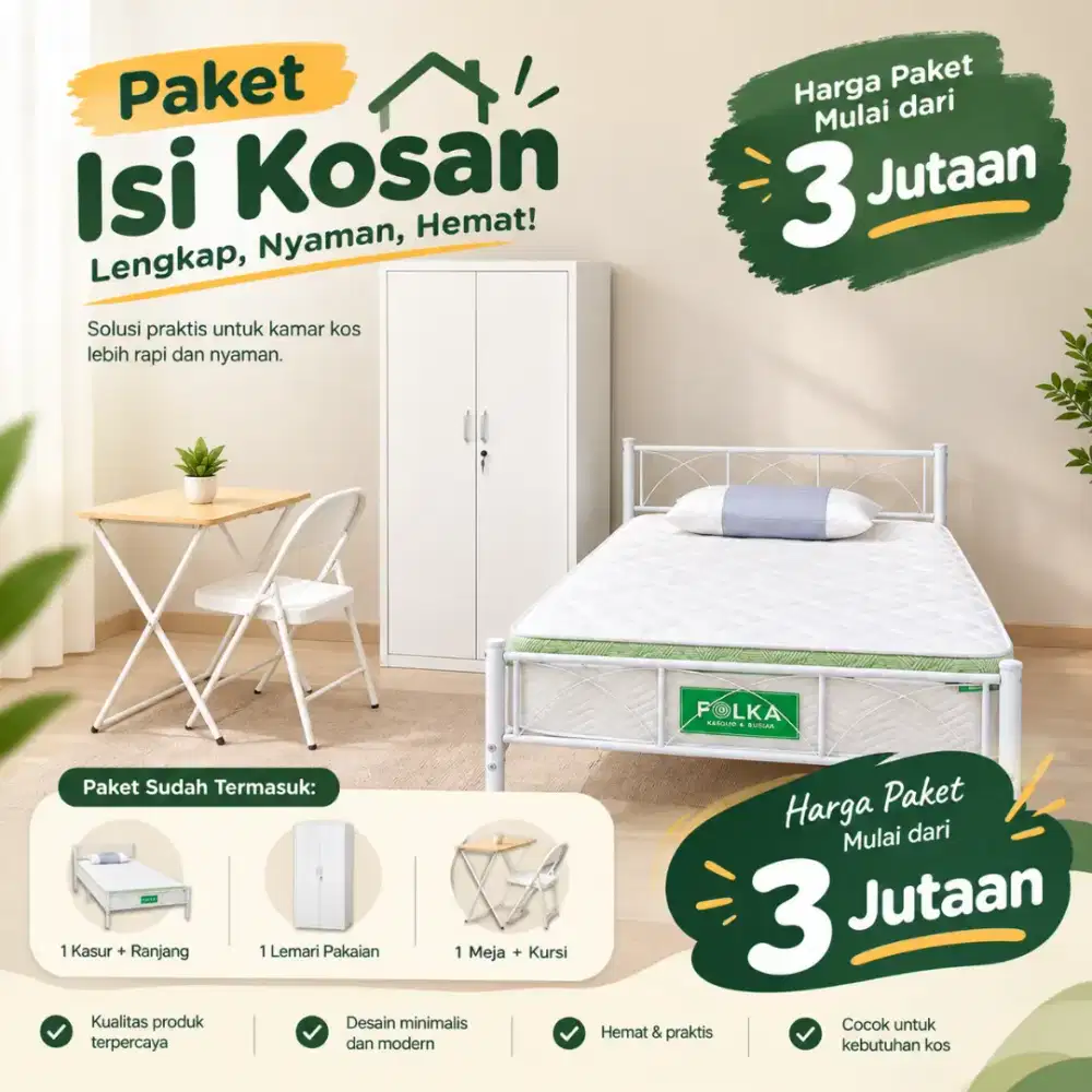 Paket Isi Kamar atau Kosan
