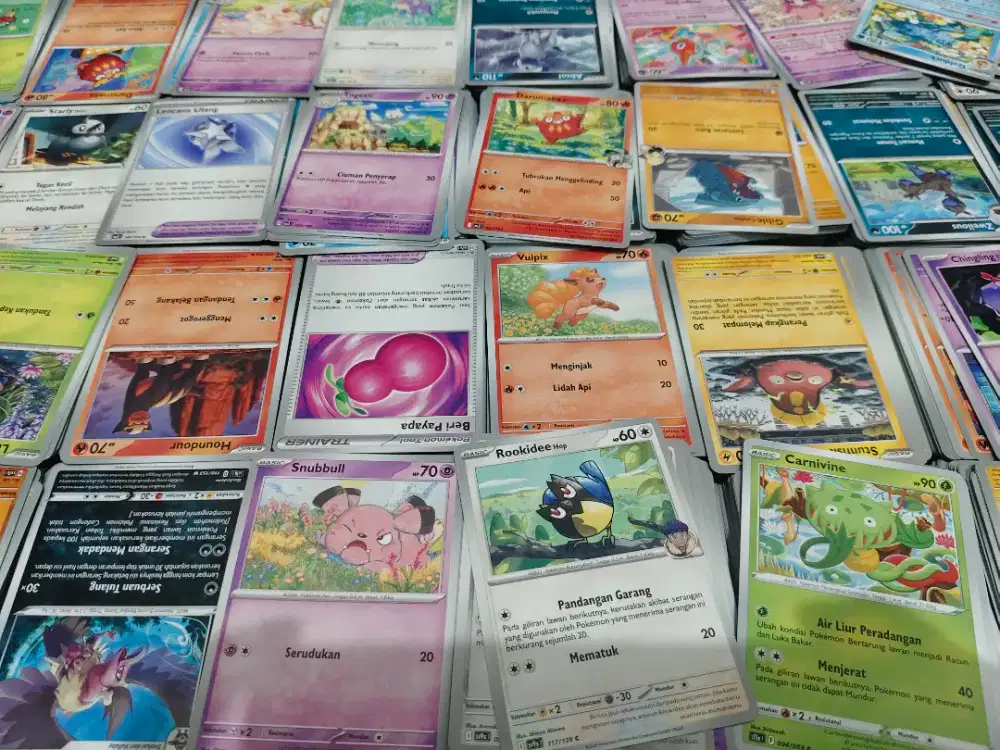 Kartu Pokemon 500pcs Bulk Indo Murah