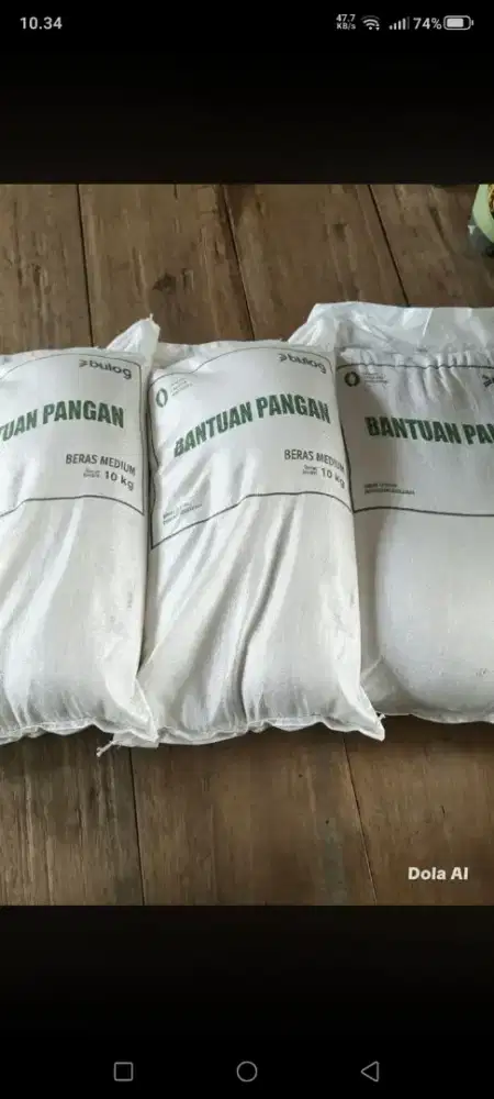 Dijual beras ada 10 kg