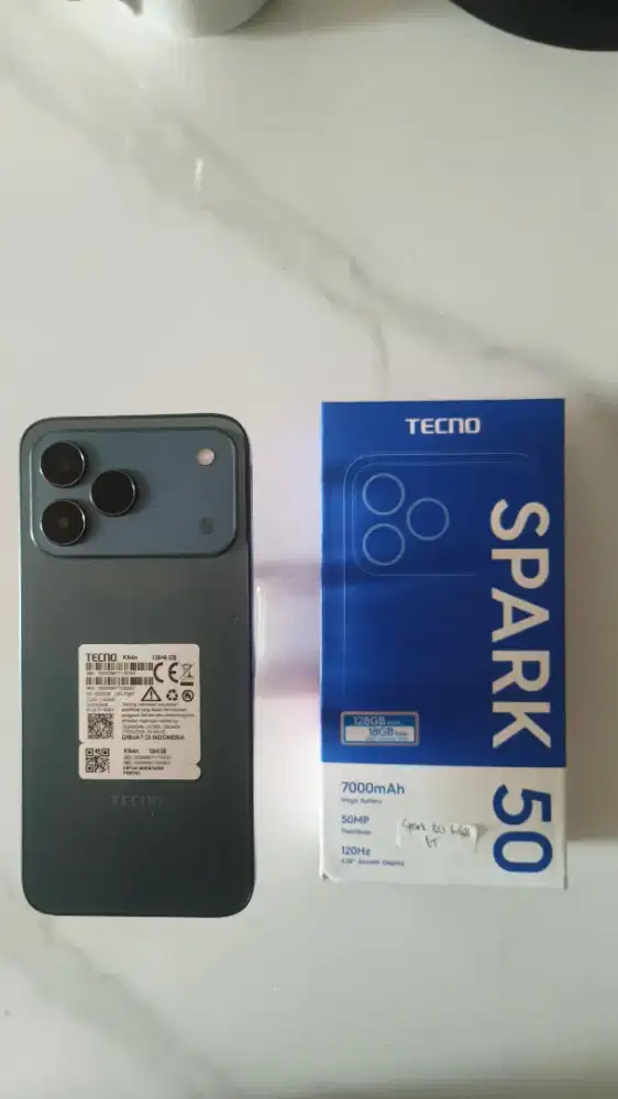 tecno spark 50 ram 6/128 nfc mulus nominus fullset