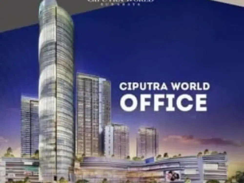 DIJUAL MURAH OFFICE CIPUTRA WORD MENGHADAP JALAN RAYA MAYJEN SUNGKONO SURABAYA