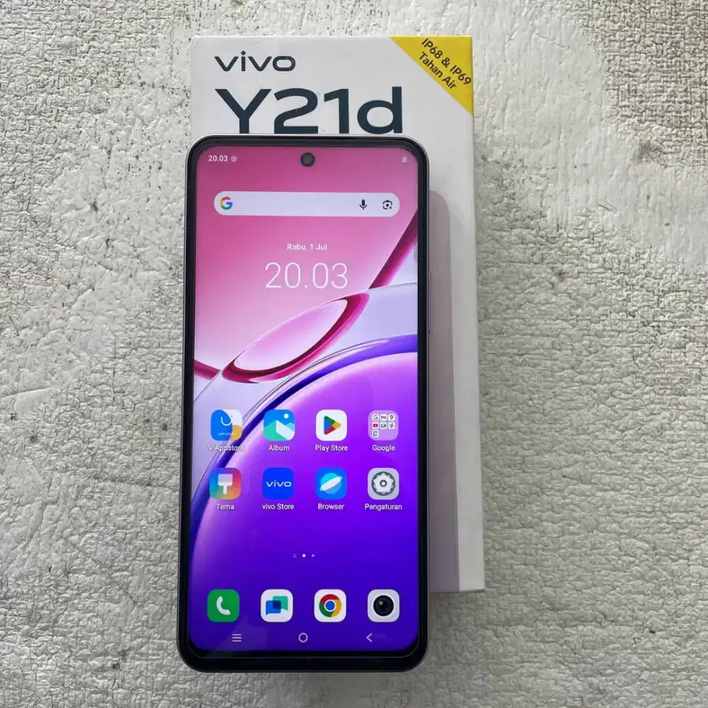 Vivo Y21d Warna Ungu 6/256GB