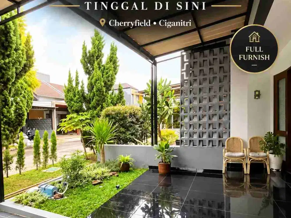 Rumah Mininalis Cherryfield Ciganitri Bojongsoang Dekat Tol Buah Batu Bandung