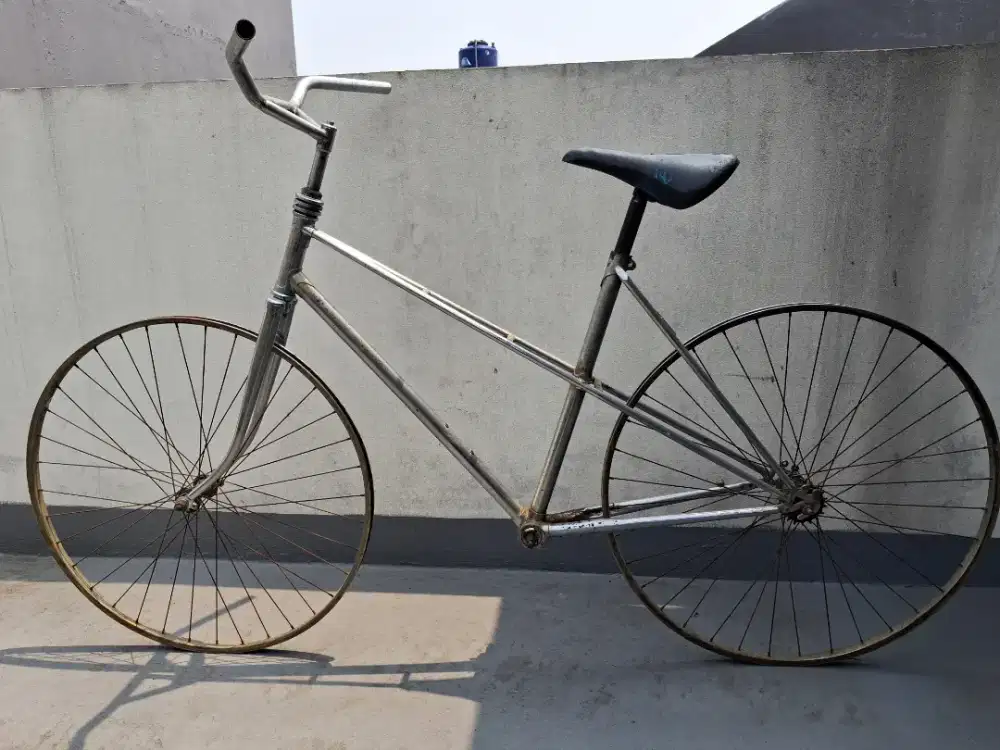Sepeda Mixte Frame besi kondisi Bahan
