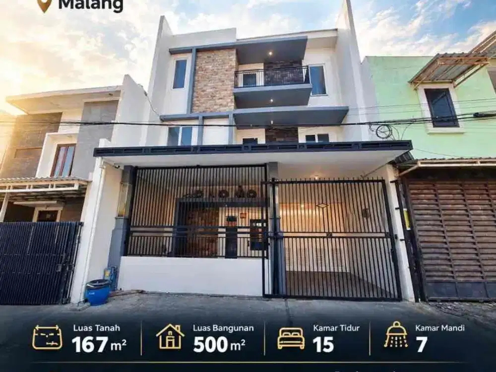 Rumah kos Eksklusif Full Anak kos di Merjosari Lowokwaru Malang