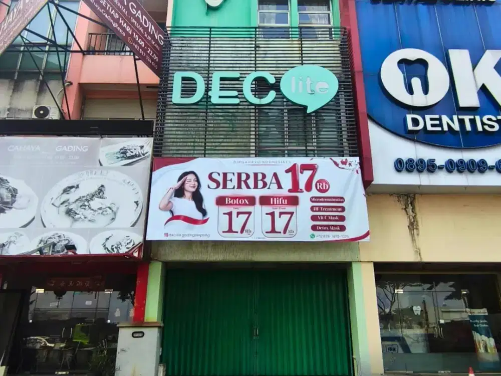 DiJual dan Disewakan Ruko Boulevard Mitra 10 Gading Serpong Hadap Jalan Utama