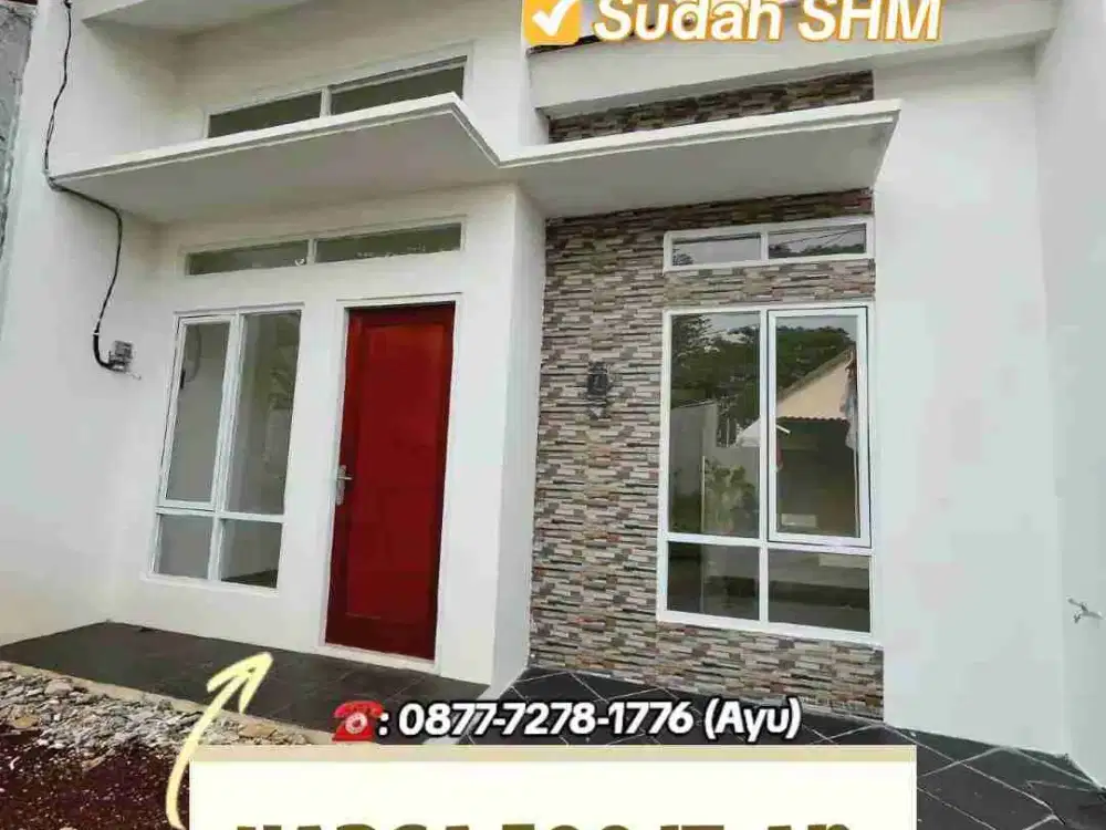 Dijual Rumah Dalam Cluster Siap Huni Bisa Kpr Sudah Shm