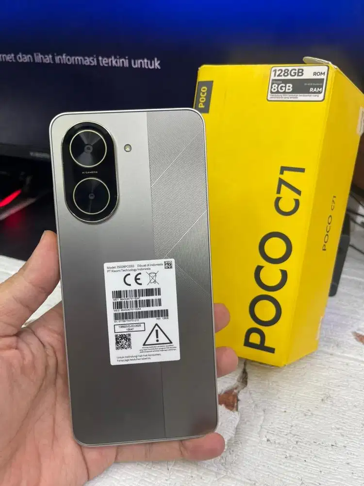 POCO C71 4/128GB original garansi resmi