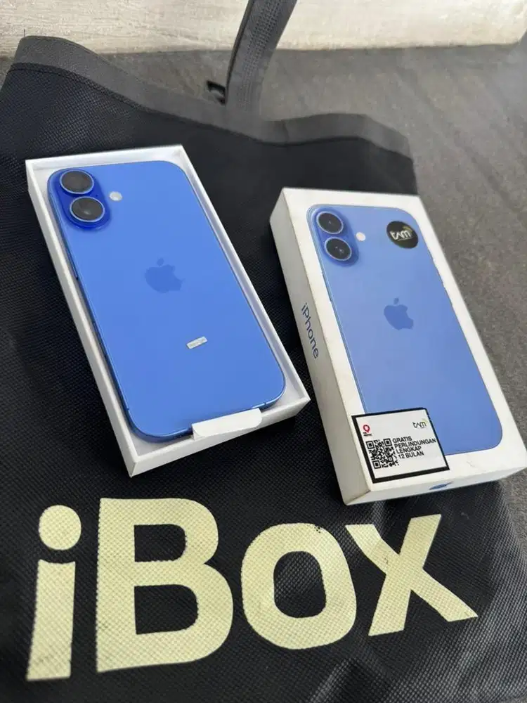 iphone 16 128 blue ultramarine resmi ibox