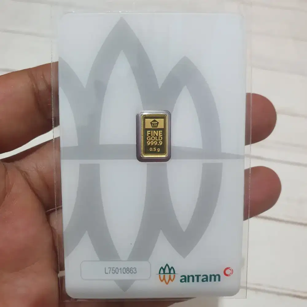 Emas Logam Mulia Antam 0.5 0,5 gr gram 2026 Surabaya Sidoarjo Gresik