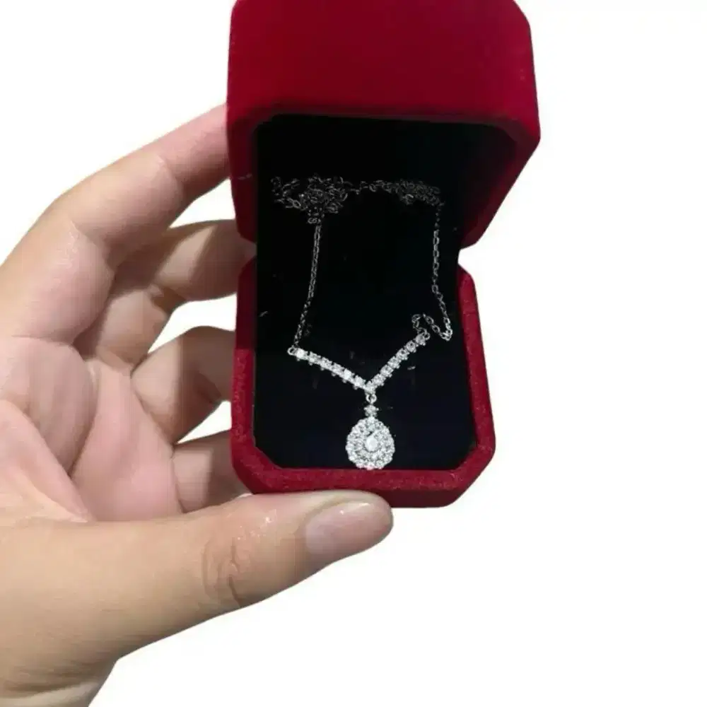 Kalung perak model elegant