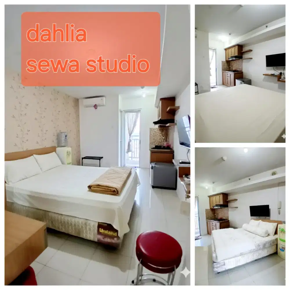 Di sewakan studio tower dahlia apartemen Bassura City