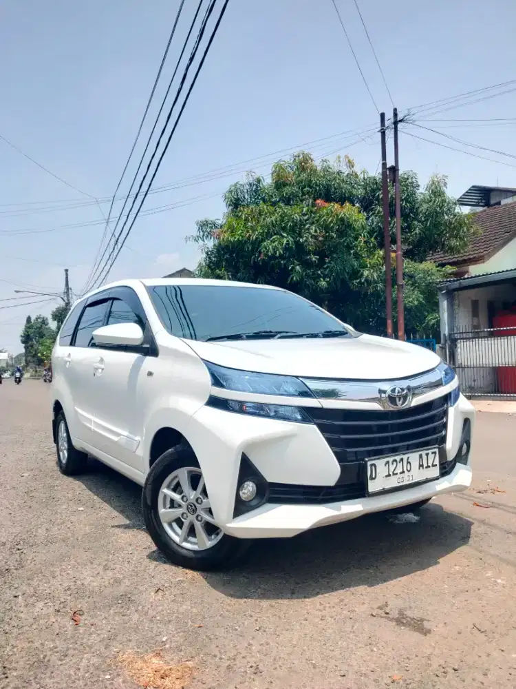 TOYOTA AVANZA G 1.3 MATIC 2021 PUTIH NYARIS BARU DAN ADA CAMERA MUNDUR