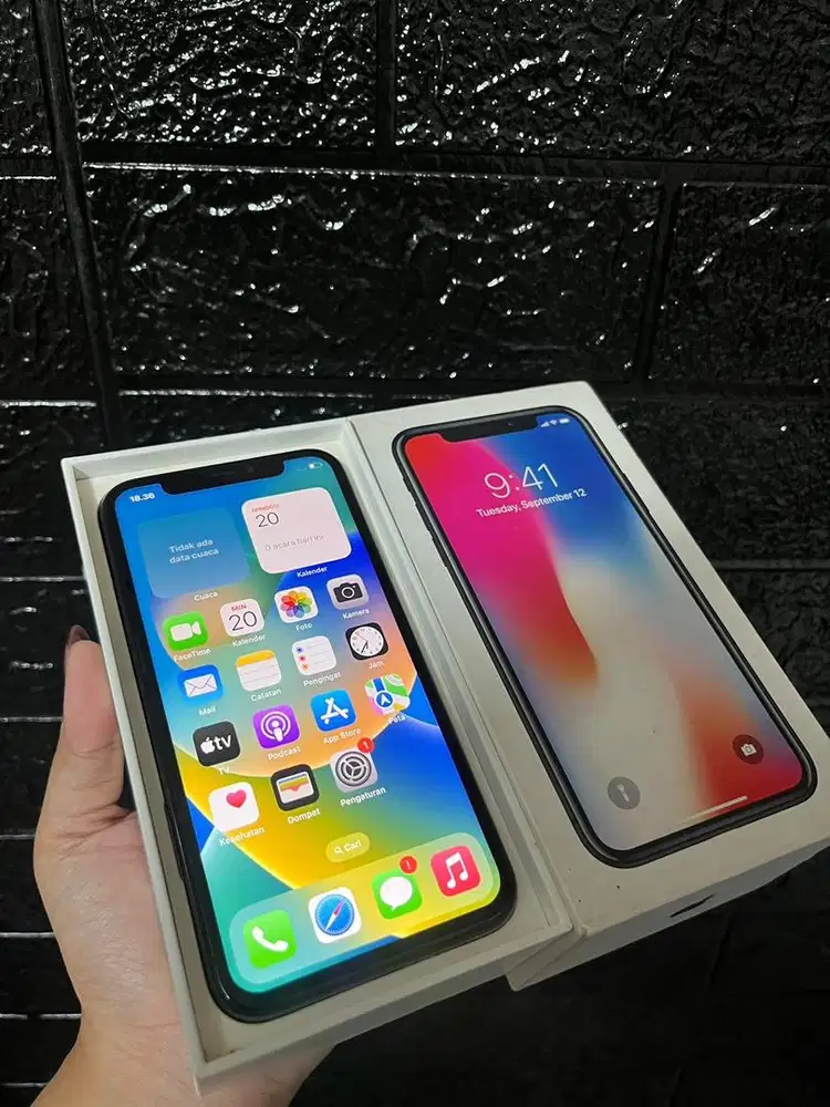 Iphone x 256gb fullset all operator