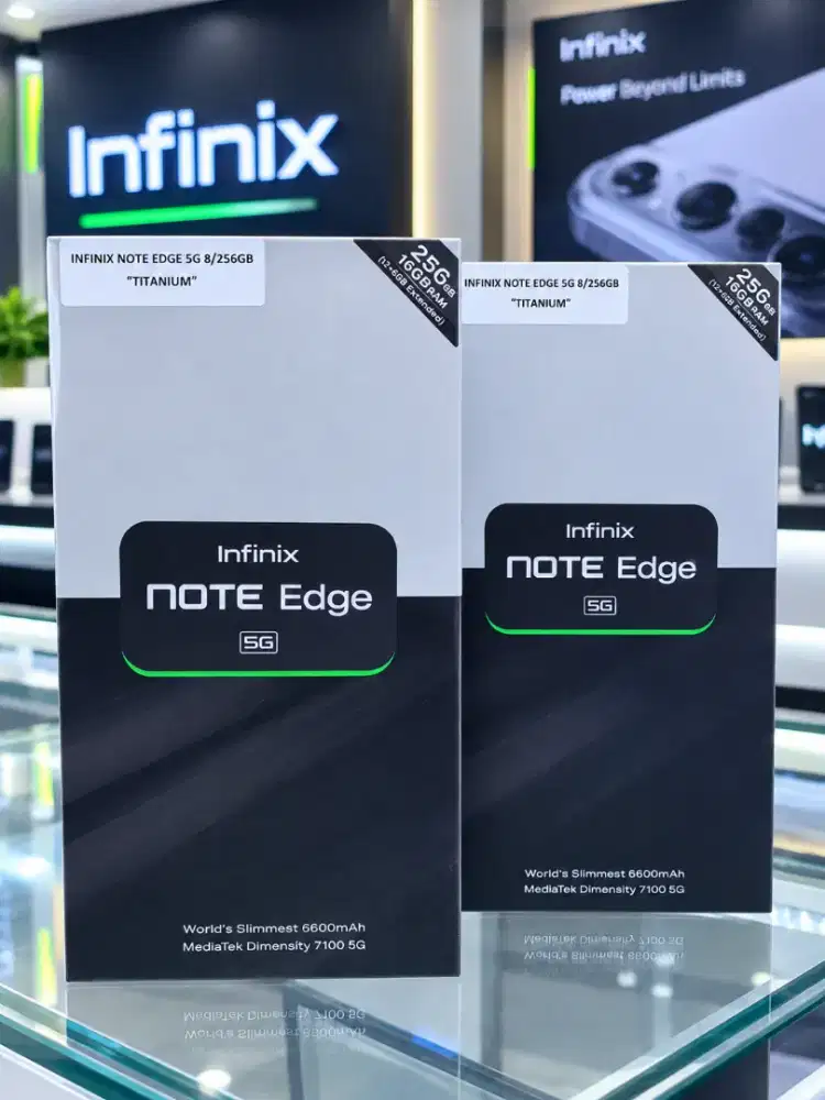 Infinix Noted Edge 8/256 garansi Resmi 1 tahun