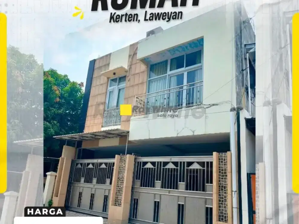 Dijual Rumah Mewah Siap Huni Strategis Nangka Raya Kerten Laweyan Surakarta Solo