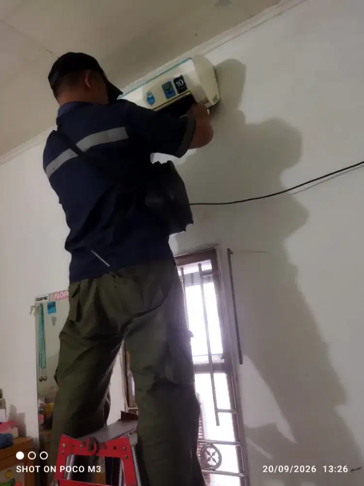 PASANG AC+BONGKAR PASANG AC+CUCI AC DLL