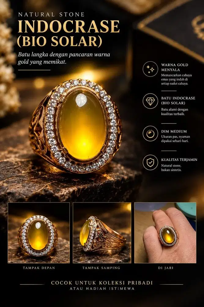 Cincin batu indocrase ( biosolar )