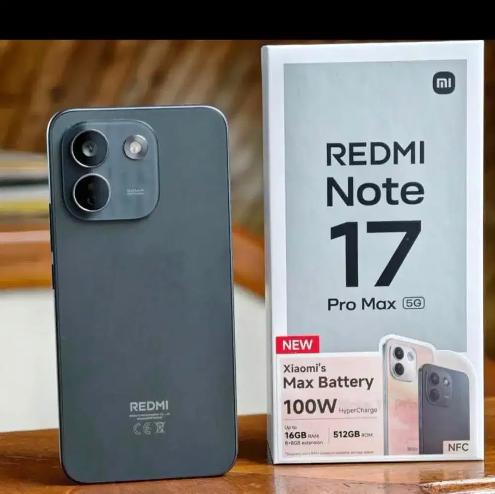Redmi Note 17 Pro  Max diskon + free gift terbatas