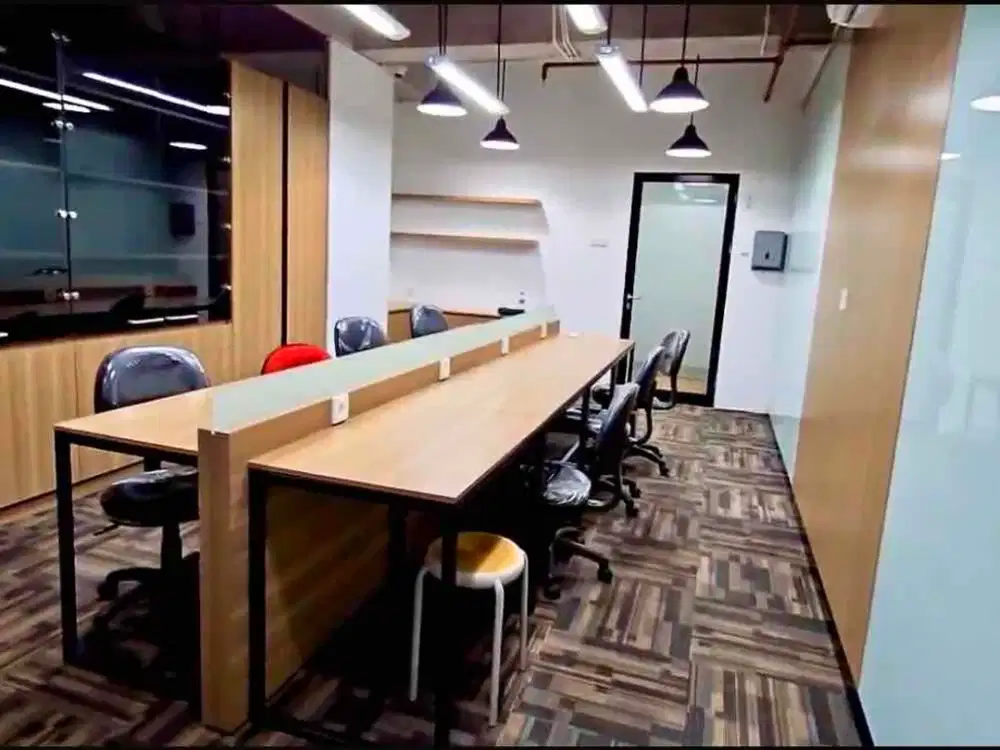 Free PPN 0%. Disewakan Office Spazio Furnish[66M] Office For Rent Dukuh pakis Graha famili