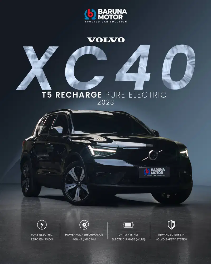 VOLVO XC40 T5 RECHARGE PURE ELECTRIC 2023