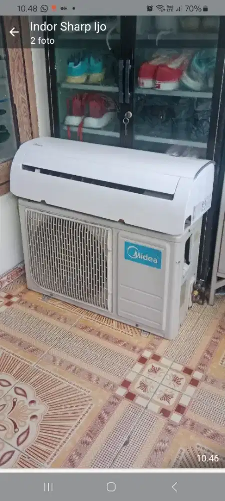 Jual ac midea1/2  pk lowwat 320 watt  95% ori semua