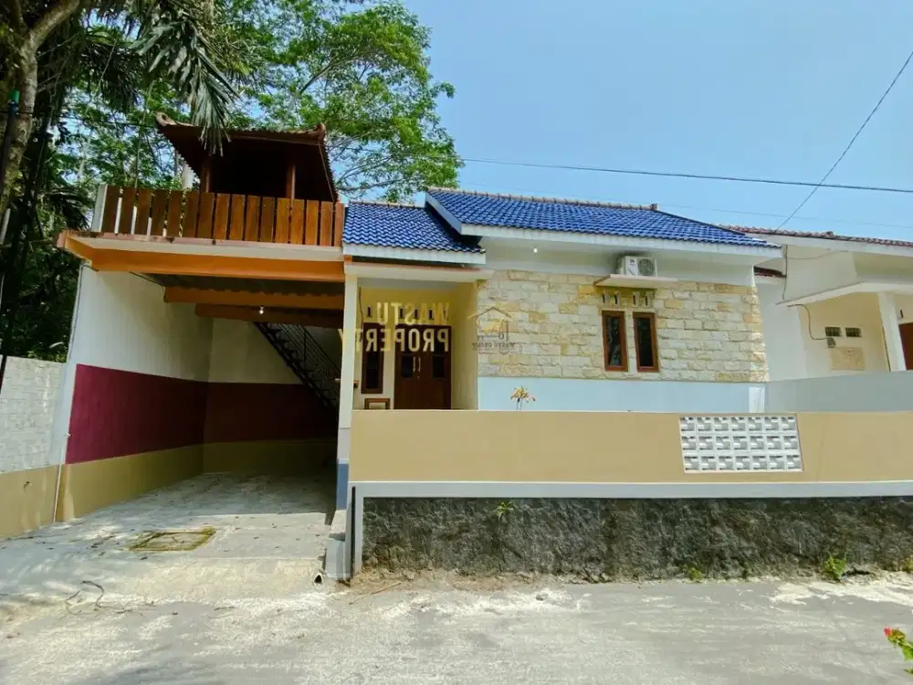 Rumah Furnished View Sawah di Selomartani Sleman – Siap Huni