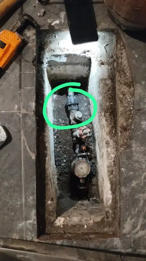 Tukang ledeng Pipa mampet/saluran tersumbat pasang Pompa/Tandon air