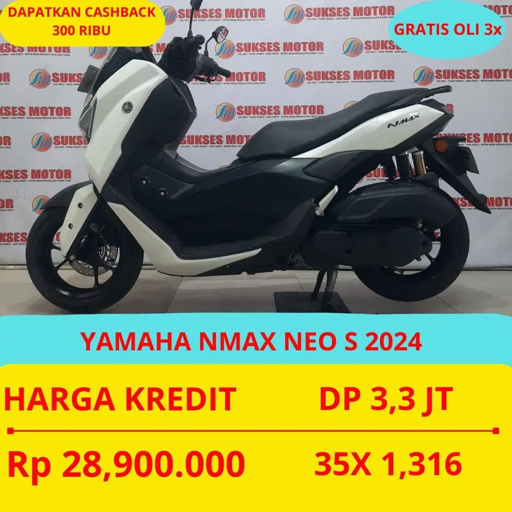 YAMAHA NMAX NEO S 2024 DP MURAH 3,3 JUTA GUYSS