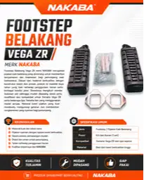Footstep Belakang Yamaha Vega ZR Merk Nakaba