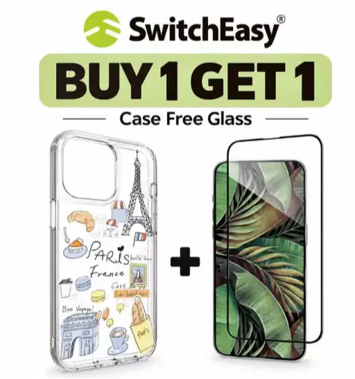 [BUY 1 GET 1] Case iPhone 15 Pro Max 15 Pro Switcheasy City Slim Motif