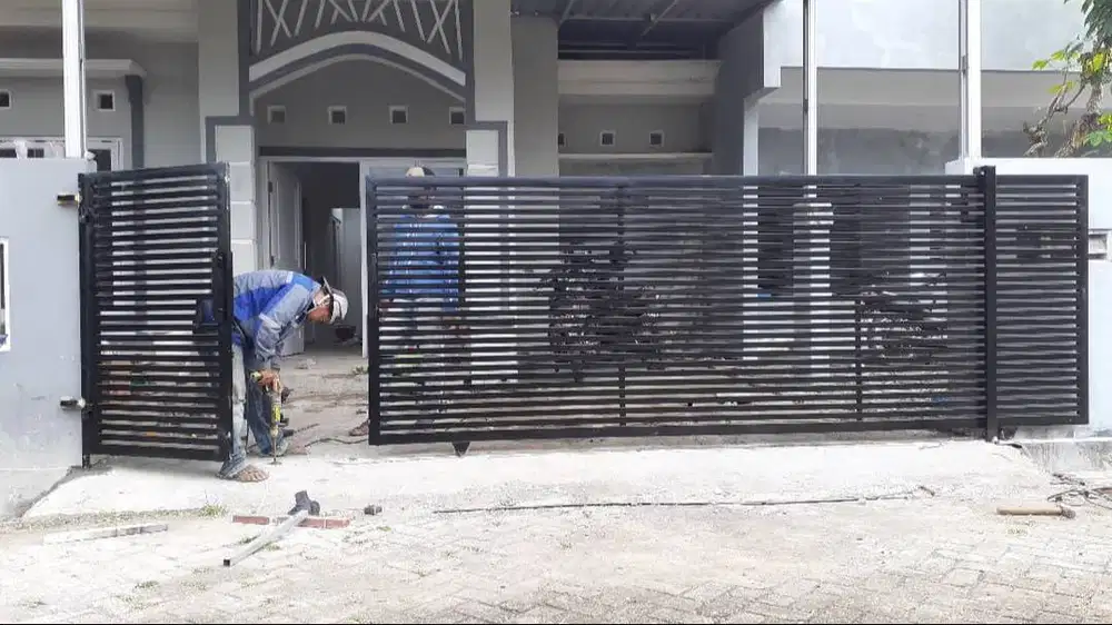 Pagar rumah minimalis