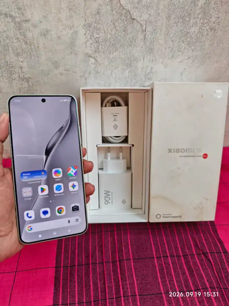 Xiaomi 15 12/256 Fullset ori segel mulus garansi On