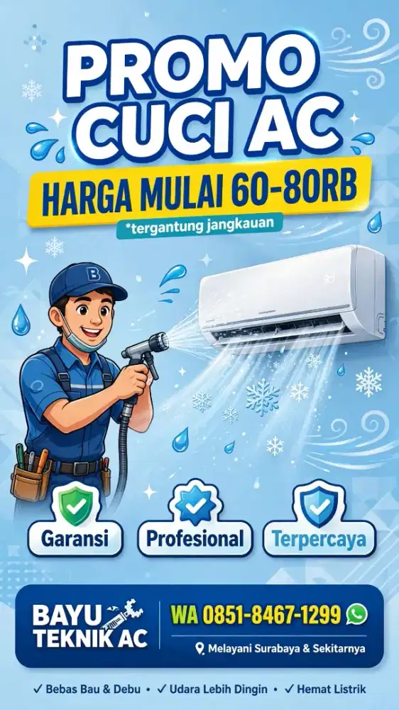 Service AC, Pasang AC, Cuci AC