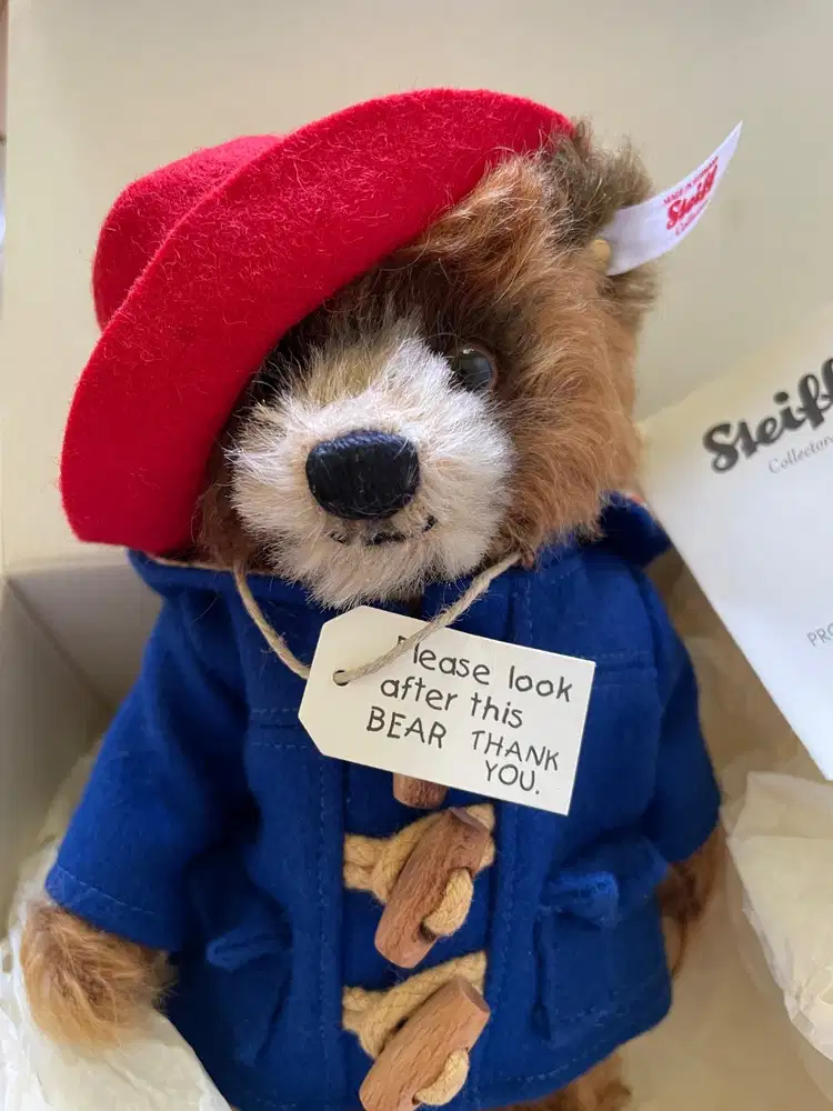 Steiff Paddington Bear 17cm Mohair Chestnut EAN 664892 - Limited ed