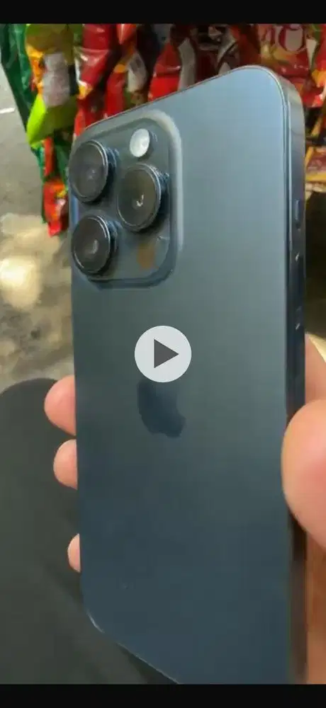 Jual Iphone 15 Pro Blue Titanium Fulset