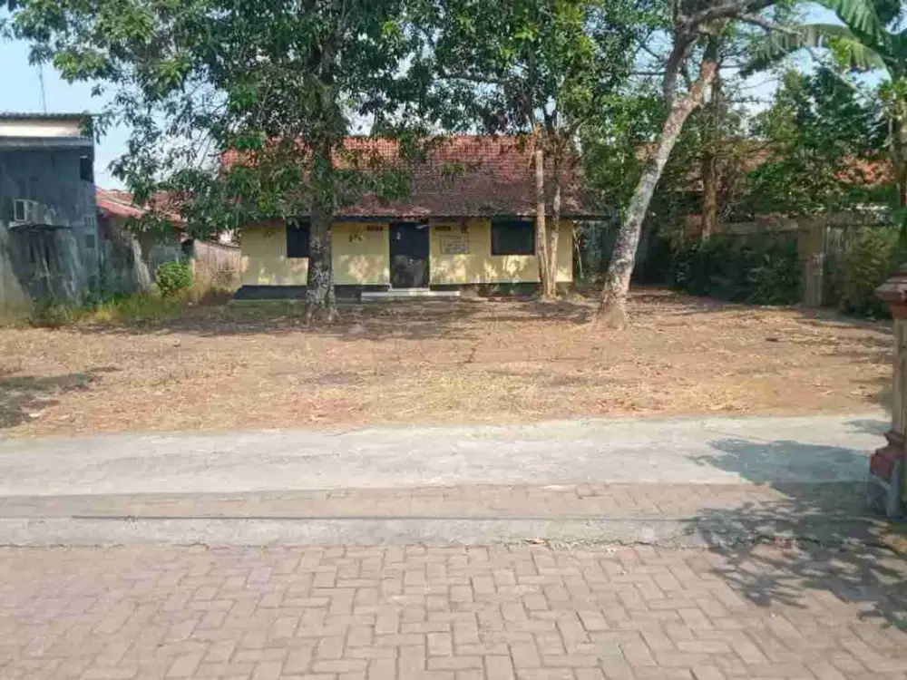 rumah hitung tanah nyaman asri halaman luas tengah kota Purworejo