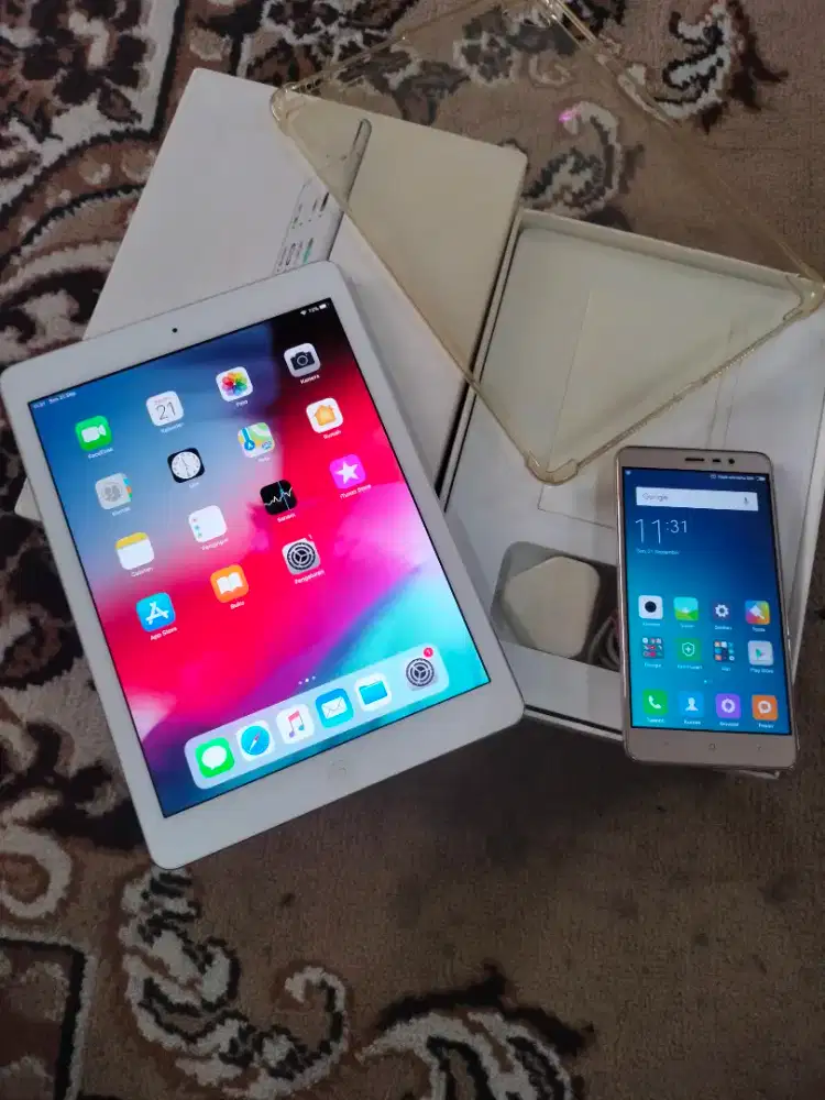iPad air 1,(16)10 fulset segel WiFi only gratis redmi note 3
