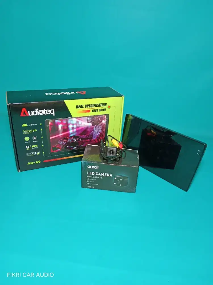 Head Unit Android Audioteq AQ-A9 OS10 9 Carplay 2/32 & Camera Parkir