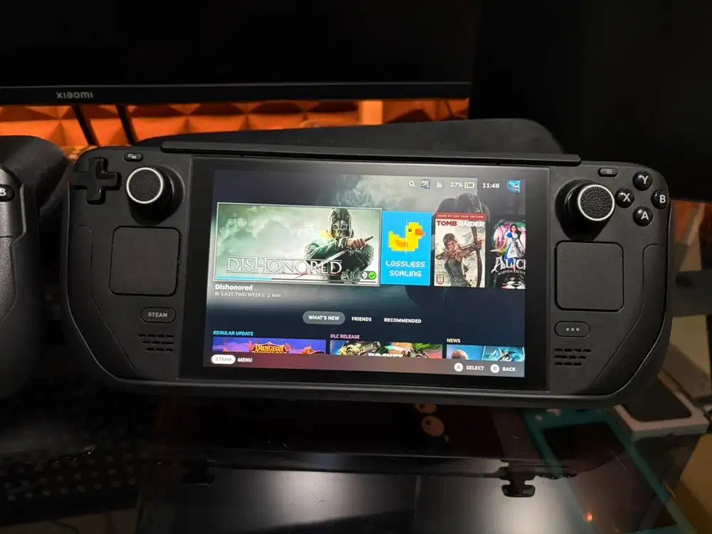 Game Console Steam Deck LCD 512GB Fullset Murah Dualboot Not ROG Ally