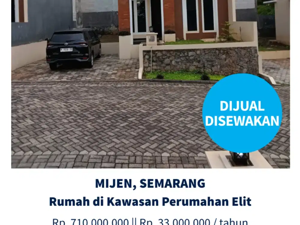 Rumah Siap Huni 2 KT di Pandawa Residence Mijen Semarang – LT 120m² LB 33m², Air Artetis