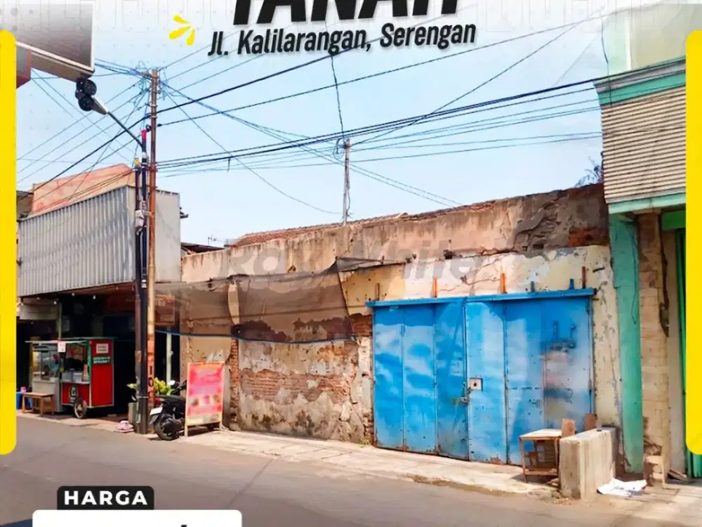 DIJUAL TANAH STRATEGIS DI JL. KALILARANGAN, SERENGAN, SURAKARTA