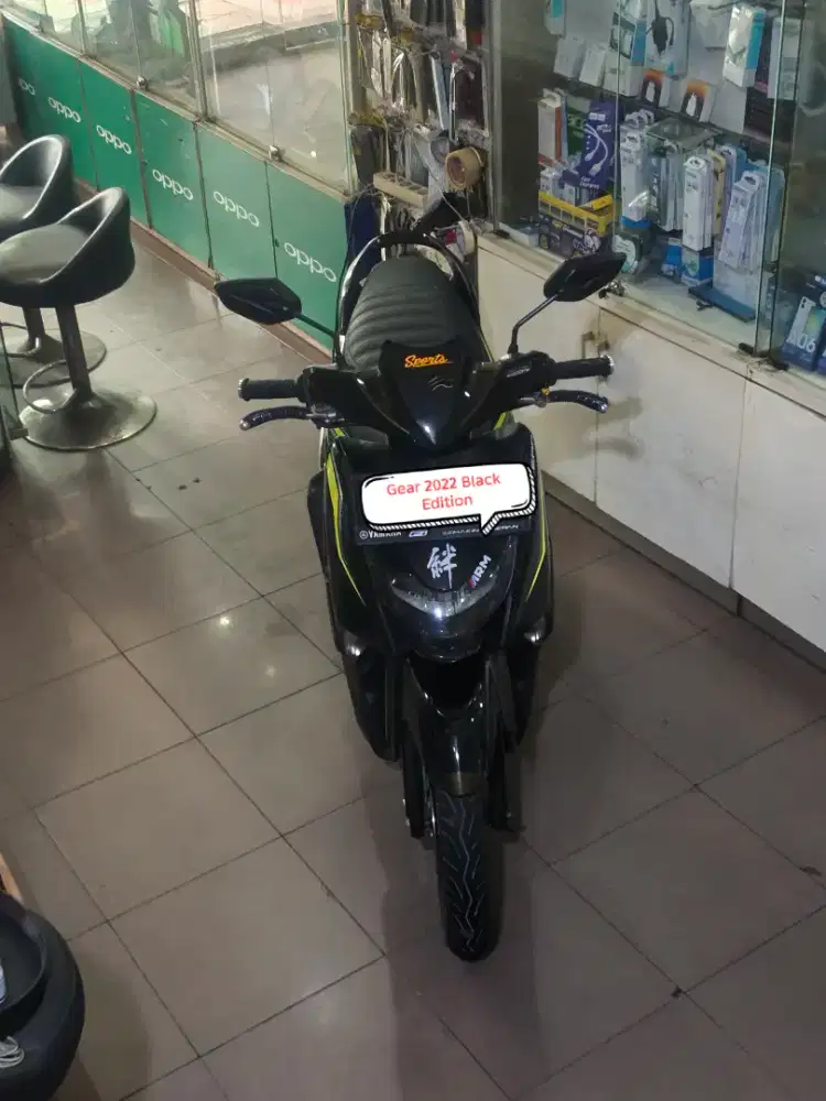 Yamaha Gear Blackedition 2022 Bluecore Lengkap terbaik nominus Dijamin