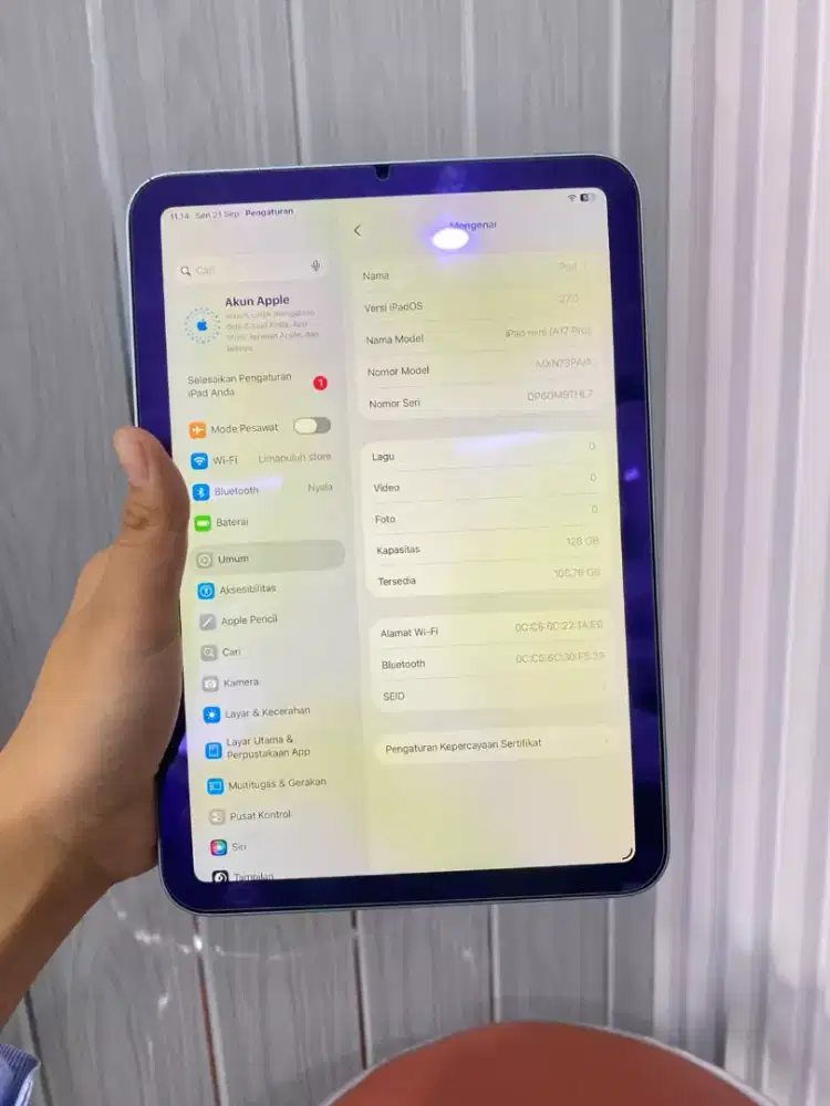 IPAD MINI(A 17 PRO)-128GB-IBOX