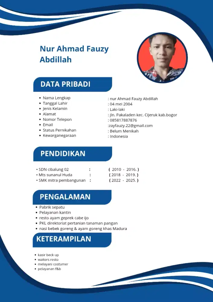 info lowongan dong yang serius