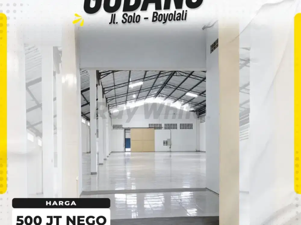 gudang disewakan solo boyolalii