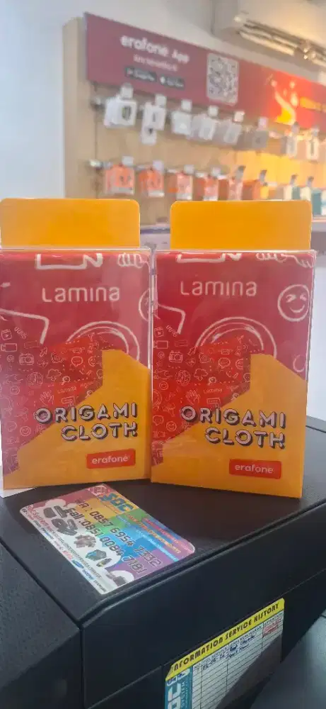Origami cloth ready di erafone antasari promo lo gaes