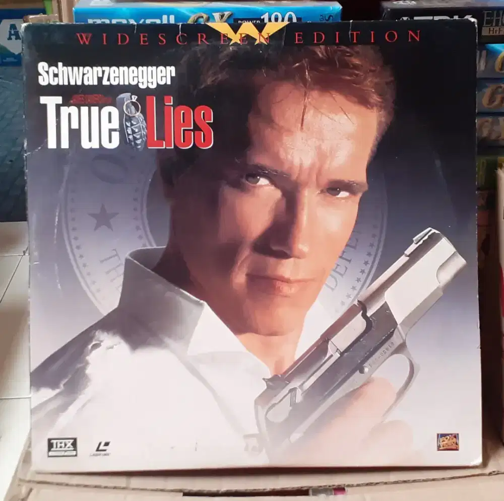 Laserdisc Film TRUE LIES - THX - *ARNOLD SCHWARZENEGGER* 2 Disc